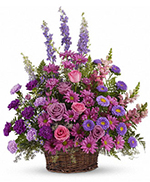 Gracious Lavender Basket