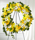 Golden Remembrance Wreath